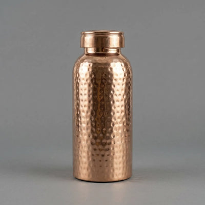 Copper Water Bottle – 34, 57 & 84 oz, Naturally Antimicrobial, Leak-Proof, Solid Copper (Not Plated)