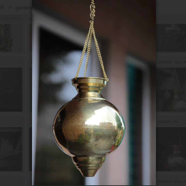 Brass Jaldhara Pot for Shivling - Sacred Water Pouring Vessel