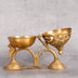 Detail of Artisanal Brass Oil Diffuser & Meditation Lantern - Artisanal Brass Hand-Hammered Texture and Quality Finish
