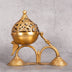 Artisanal Brass Oil Diffuser & Meditation Lantern | Hand-Hammered Brass - Lead-Free Heritage Decor Vessel from Jodhpur