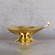 Brass Diya for Pooja - Traditional Oil Lamp - Main product view