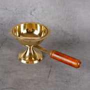 Artisanal Brass Dhoop Deep | Hand-Hammered Brass - Lead-Free Heritage Decor Vessel from Jodhpur