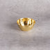 Brass serving bowl hand-hammered - heritage tableware for salads and entertaining