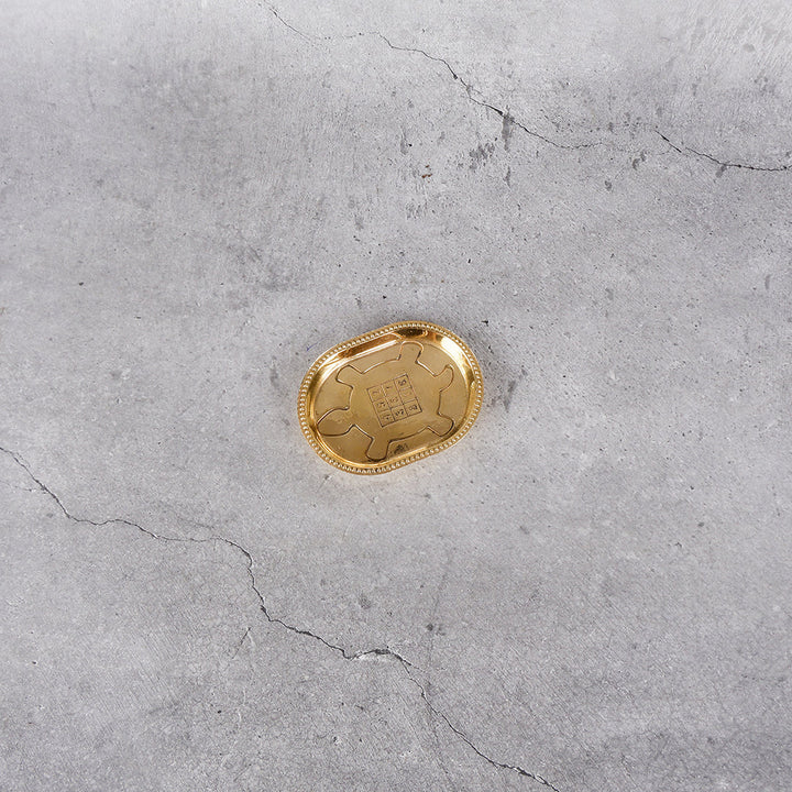 Brass Kachua Pair - Feng Shui Turtle Set of 2 - Additional product angle for enhanced viewing.