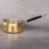 Artisanal Brass Saucepan | Hand-Hammered Brass - Lead-Free Heritage Decor Vessel from Jodhpur