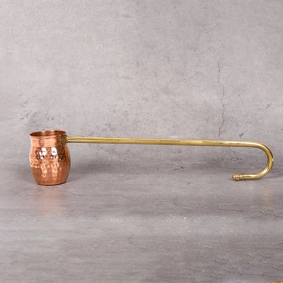 Hand-Hammered Copper Serving Ladle | Hand-Hammered Copper - 99.9% Pure Ayurvedic Wellness Vessel from Jodhpur