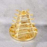 Jhilmil Aarti Thali 21 Bati - Multi-Flame Oil Lamp - Main product view